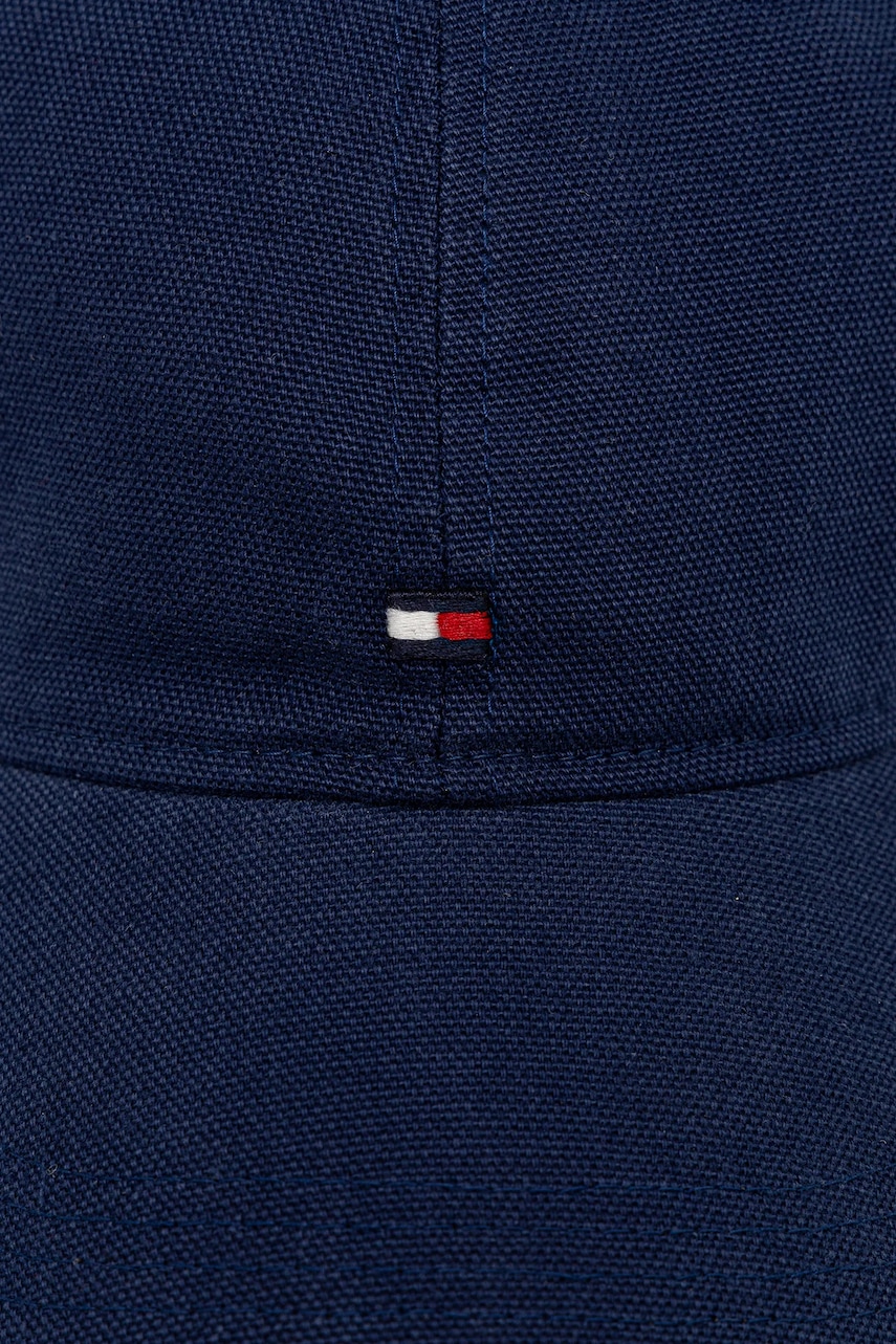 Хлопковая кепка Tommy Hilfiger цвет синий AM0AM13426 Хлопковая кепка Tommy Hilfiger цвет синий AM0AM13426
