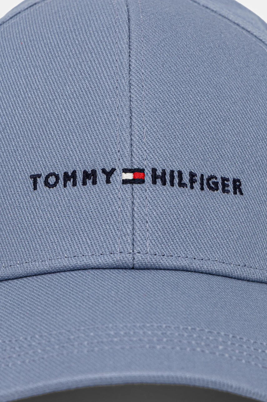 Хлопковая кепка Tommy Hilfiger однотонная AM0AM13431