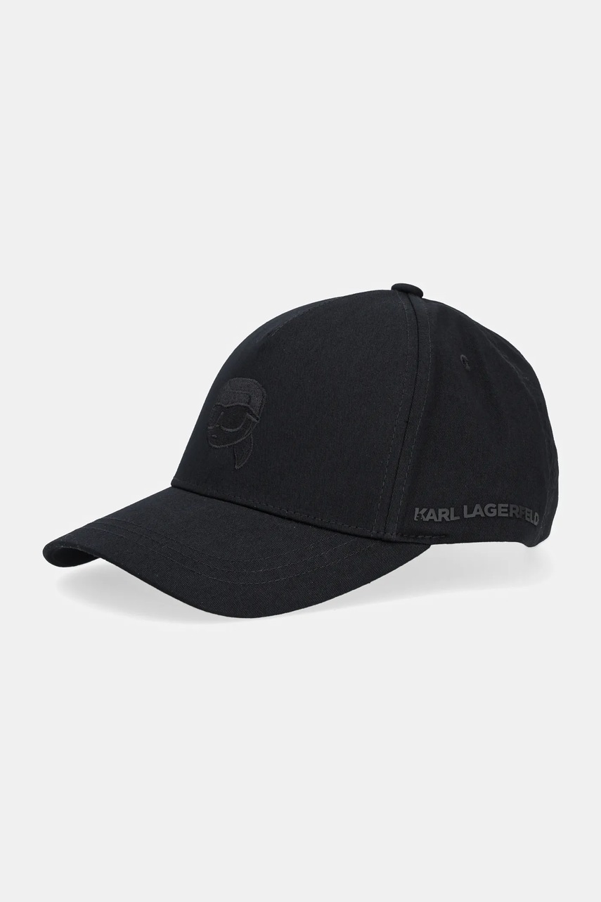 Karl Lagerfeld șapcă culoarea negru, cu imprimeu, 553123.805619