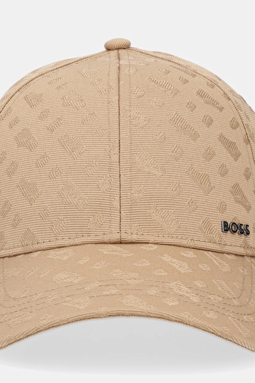 Кепка BOSS цвет зелёный узор 50544405