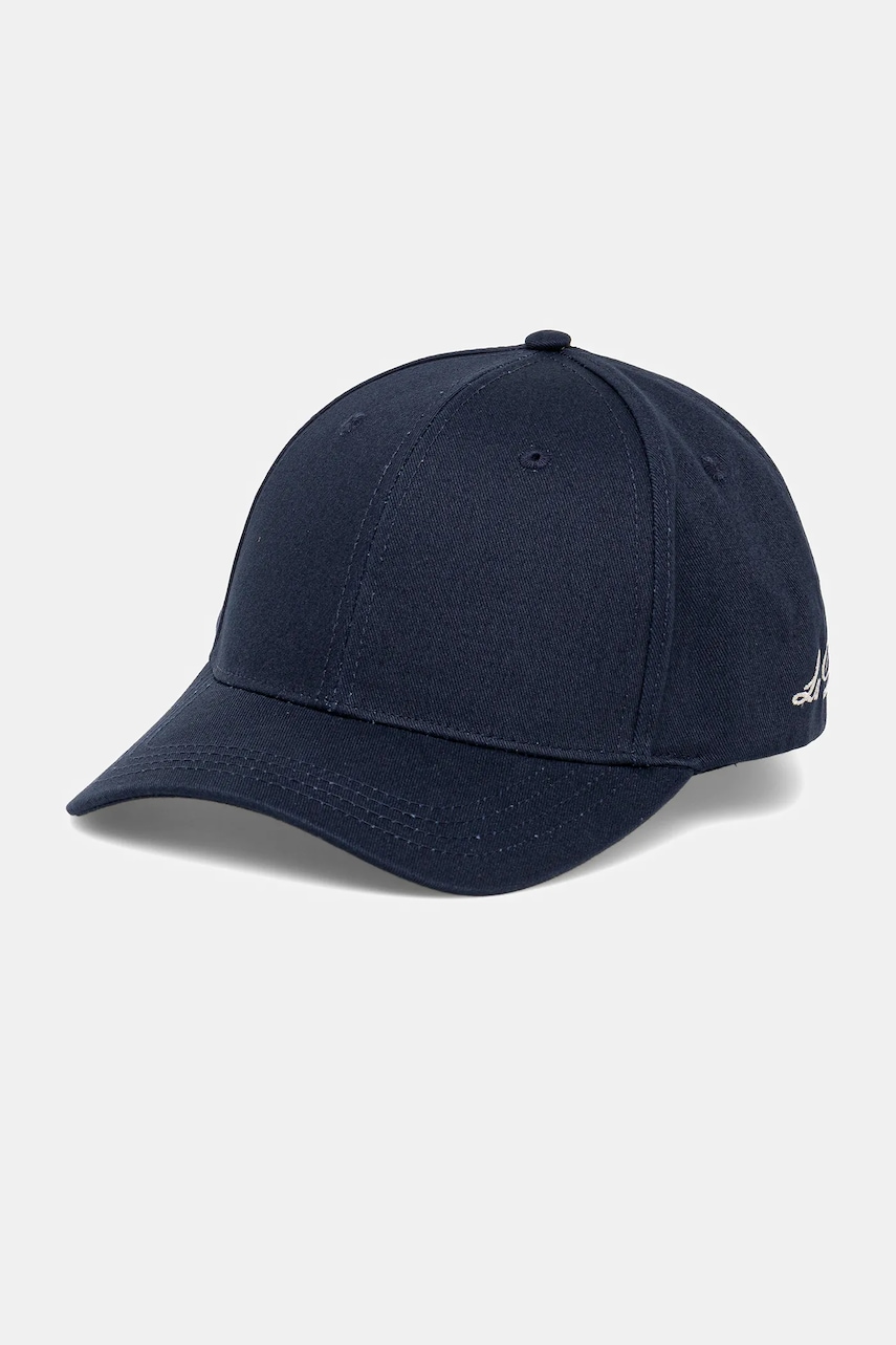 Les Deux șapcă de baseball din bumbac culoarea bleumarin, uni, 1000107