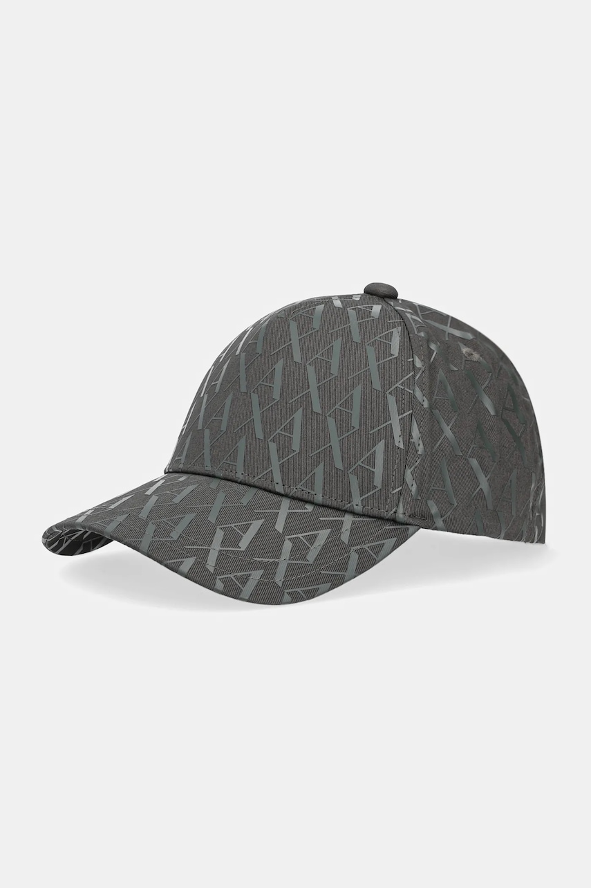 Levně Bavlněná baseballová čepice Armani Exchange zelená barva, 954229 CC813