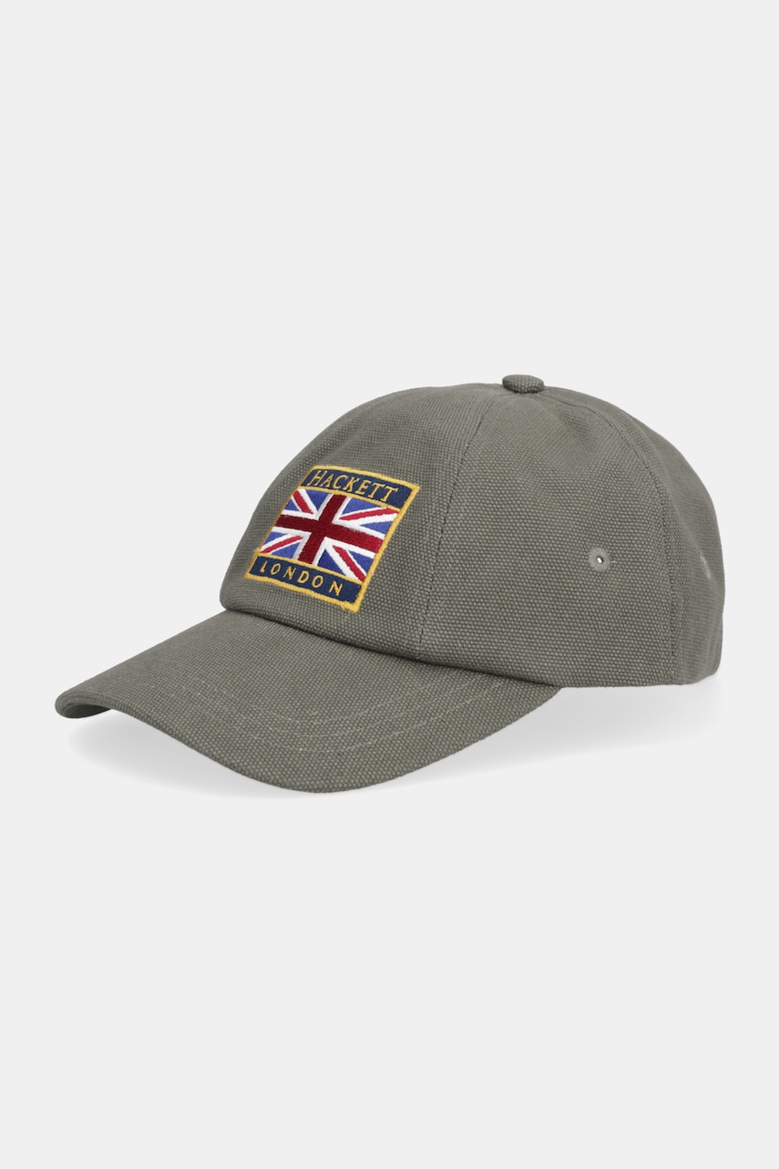 Hackett London șapcă de baseball din bumbac culoarea verde, HM0400044