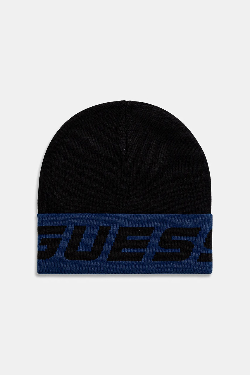 

Шапка Guess в черно AM9582 POL01, Черен