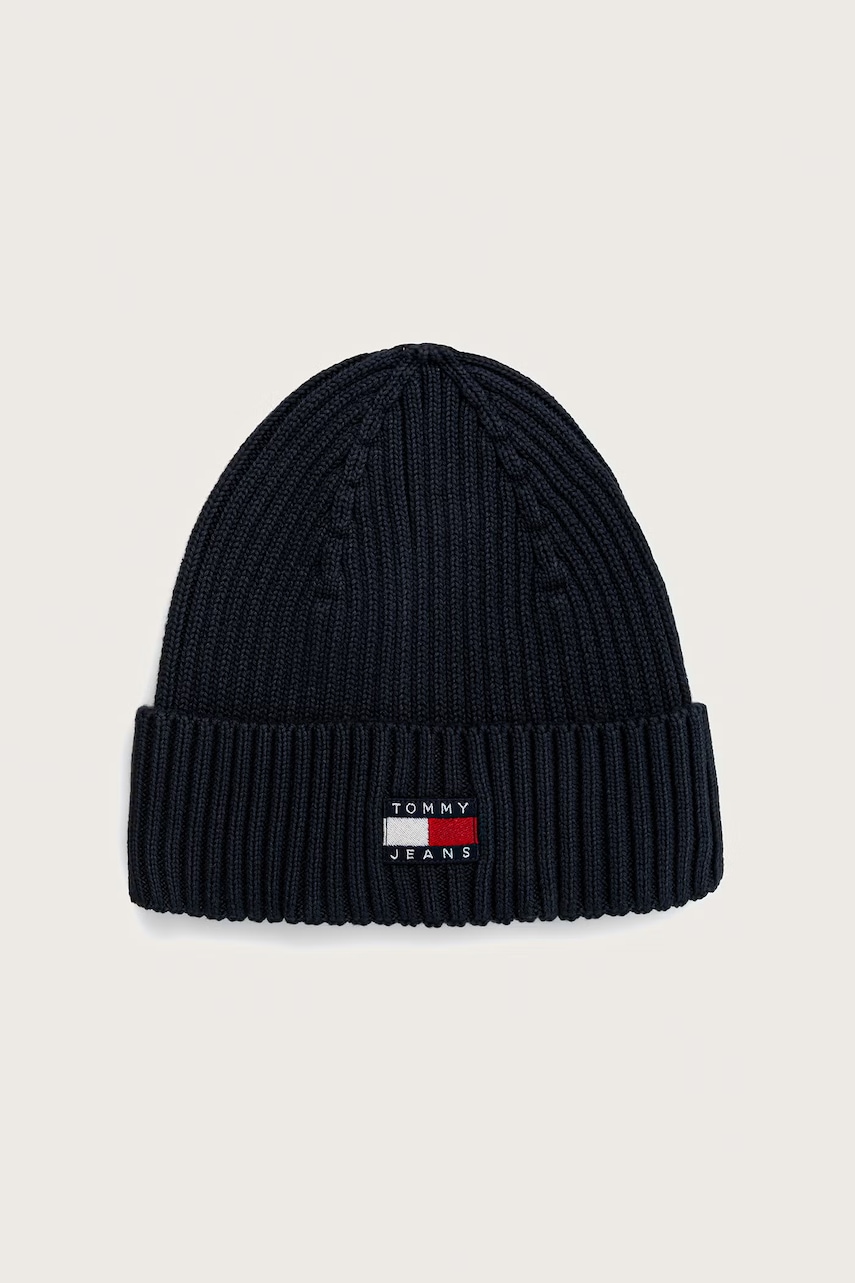 Tommy Jeans czapka beanie męska bawełniana