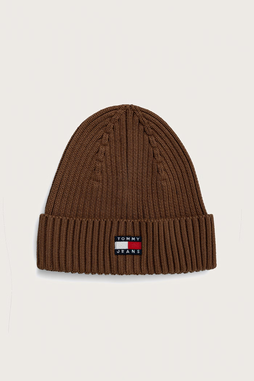 Tommy Jeans czapka beanie męska bawełniana