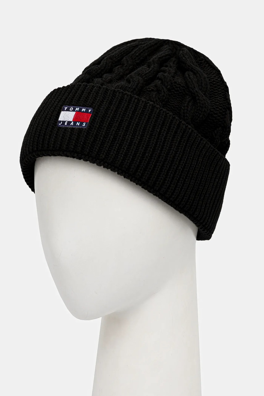 Шапка Tommy Jeans цвет чёрный  AM0AM13670