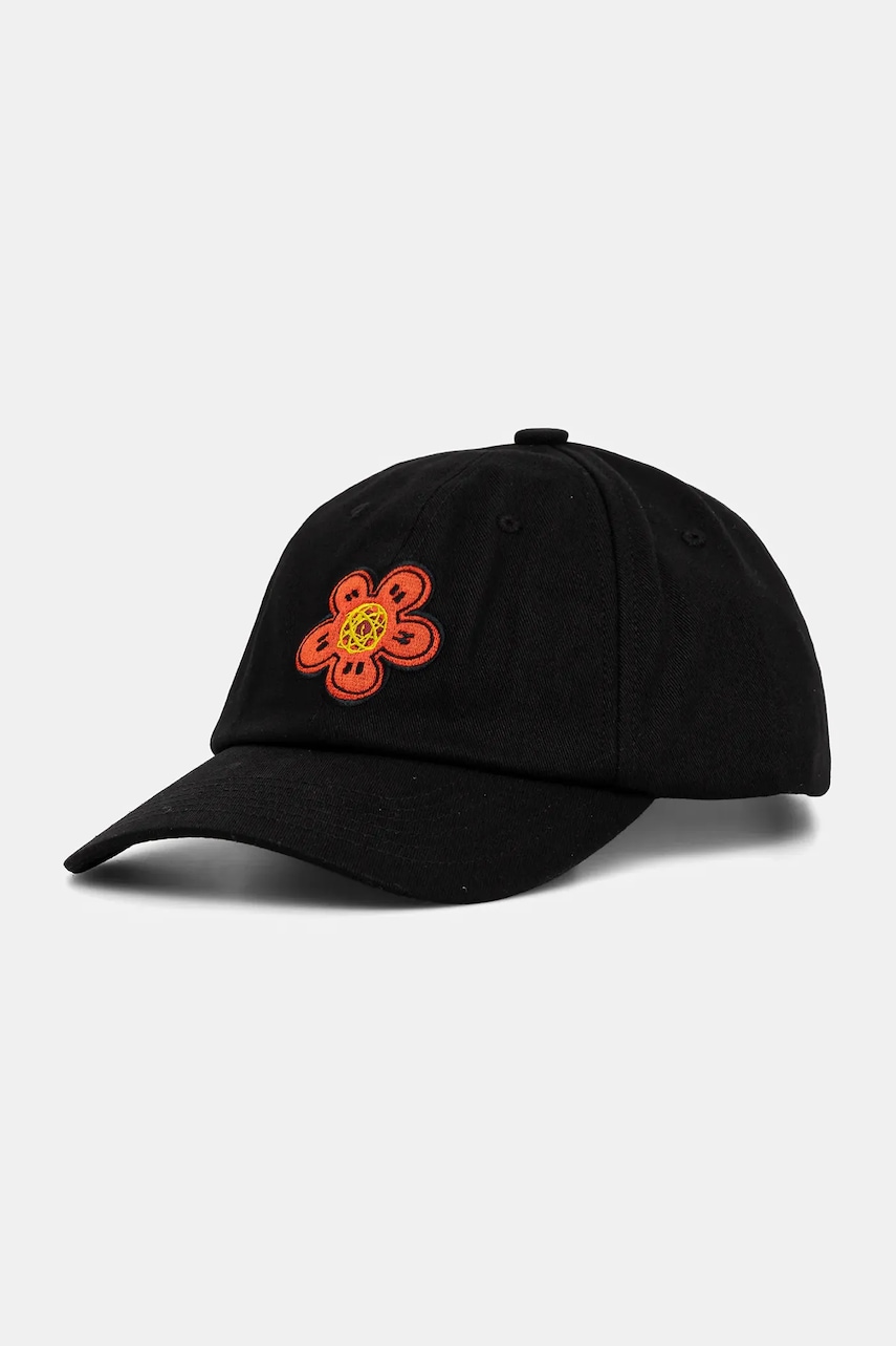 Kenzo șapcă de baseball din bumbac culoarea negru, FF68AC311F44