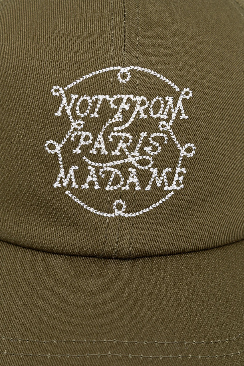 Кепка Drôle de Monsieur La Casquette Slogan Tresses цвет зелёный H.CP178.CO138 Кепка Drôle de Monsieur La Casquette Slogan Tresses цвет зелёный H.CP178.CO138