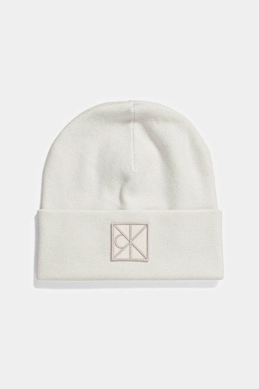 Шапка и шарф Calvin Klein цвет бежевый LV04D0007G
