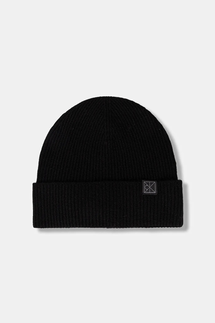 

Кашмирена шапка Calvin Klein в черно LV04D8013G, Черен