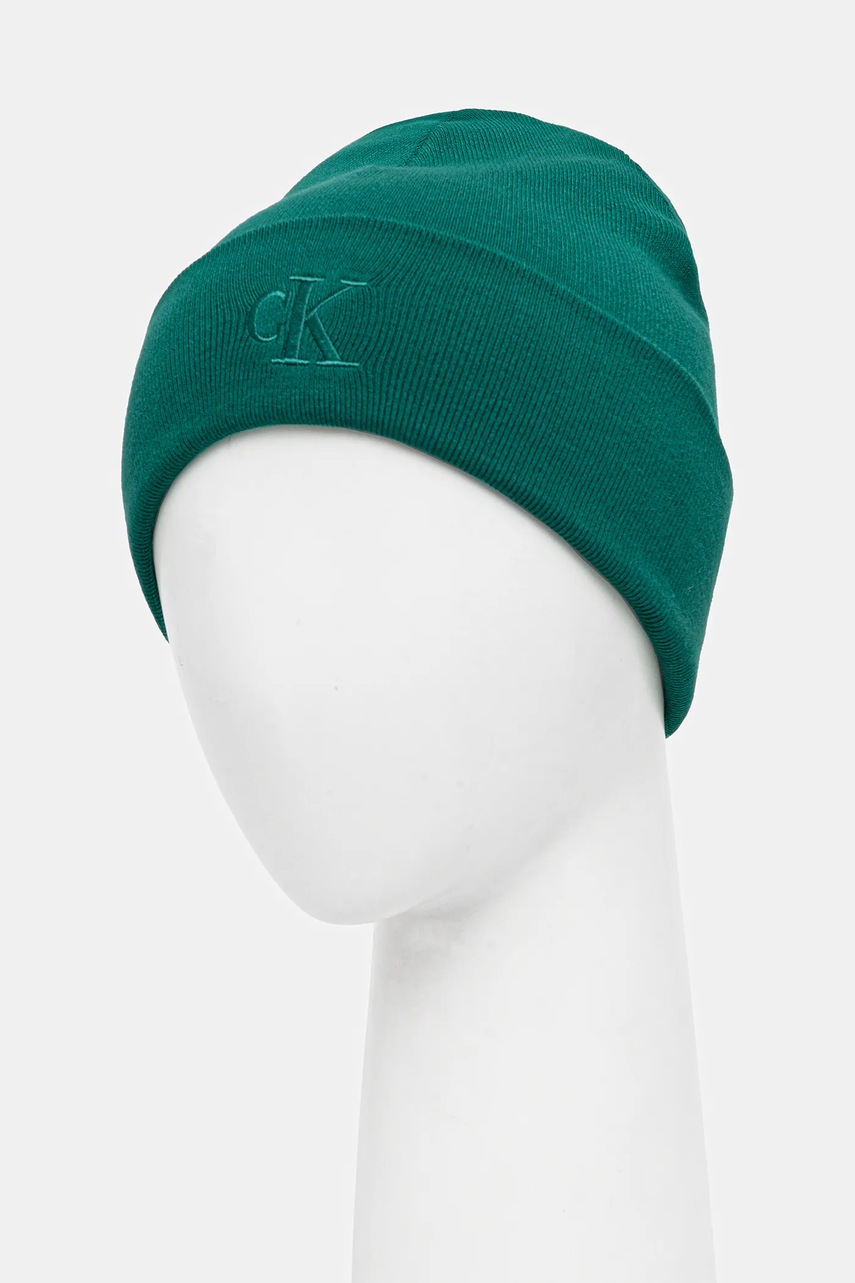Шапка Calvin Klein цвет зелёный  LV04D8020G