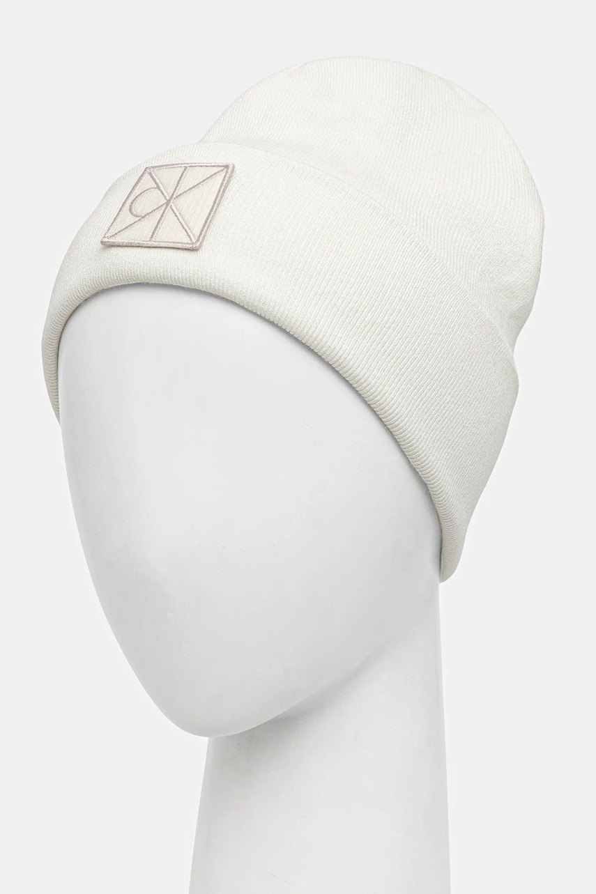 Шапка Calvin Klein цвет белый  LV04D8052G
