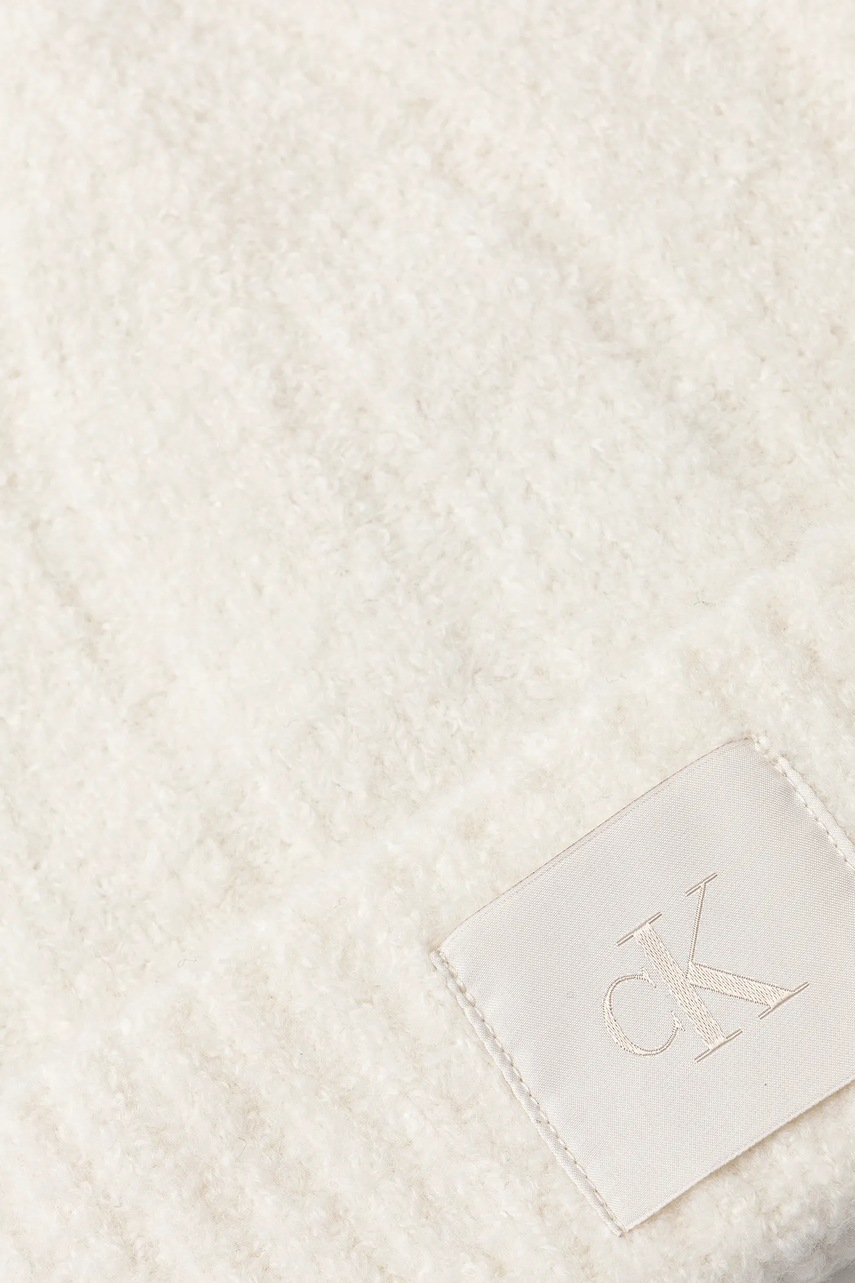 Шапка с шерстью Calvin Klein цвет бежевый  LV04D8065G