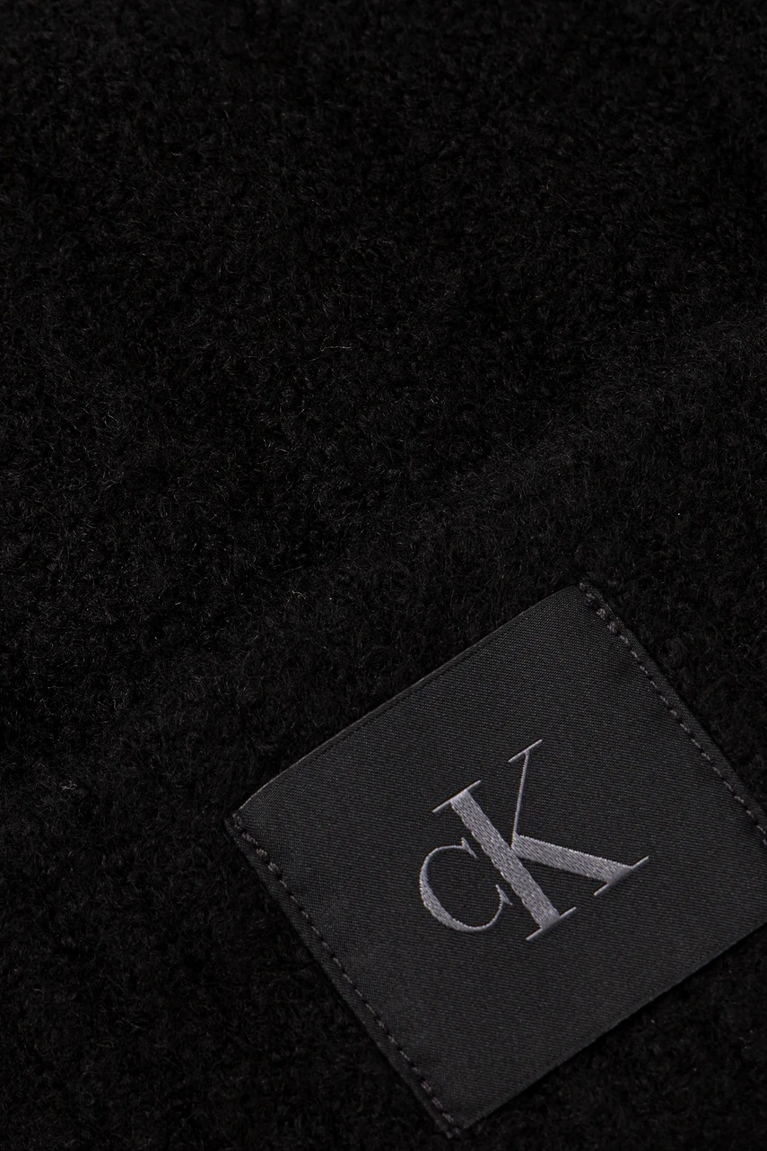 Шапка с шерстью Calvin Klein цвет чёрный  LV04D8065G