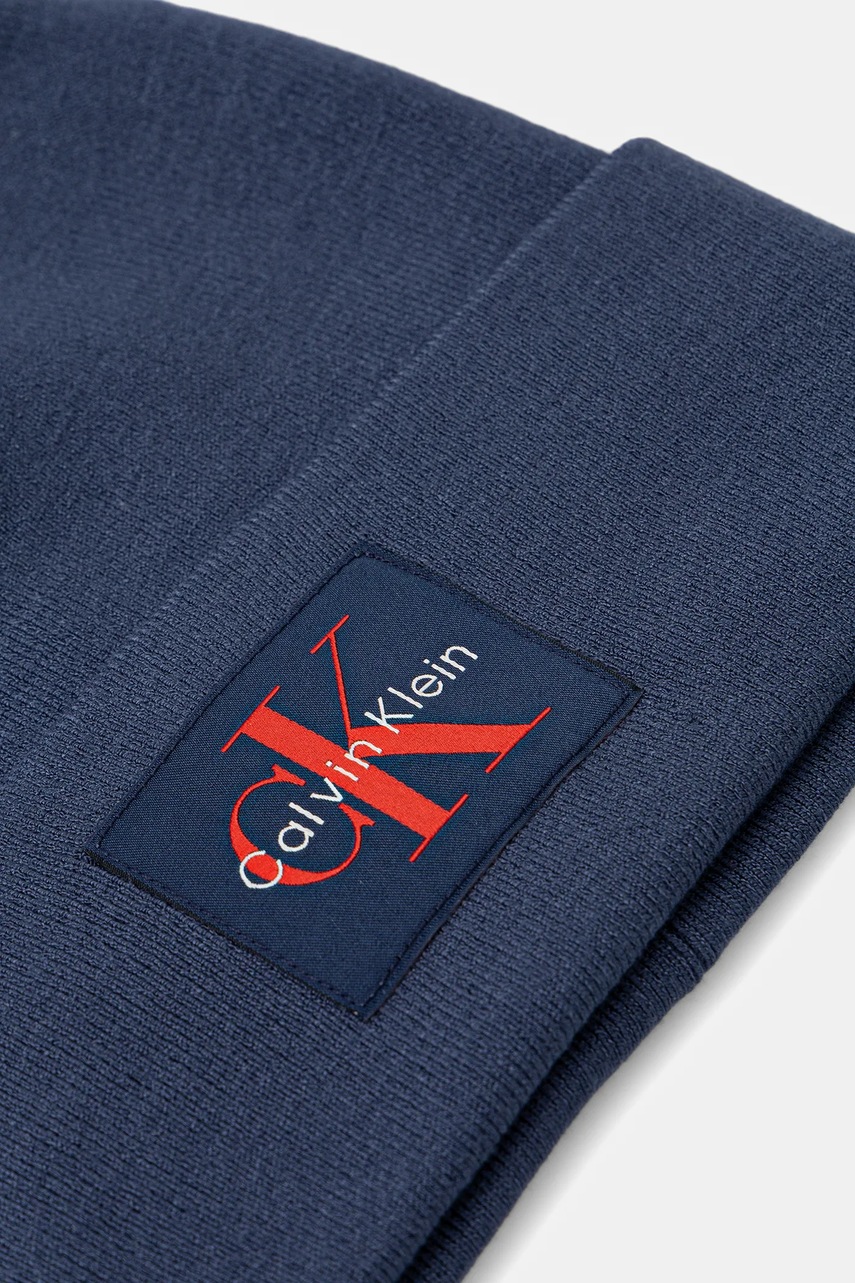 Шапка Calvin Klein цвет синий  LV04D8088G