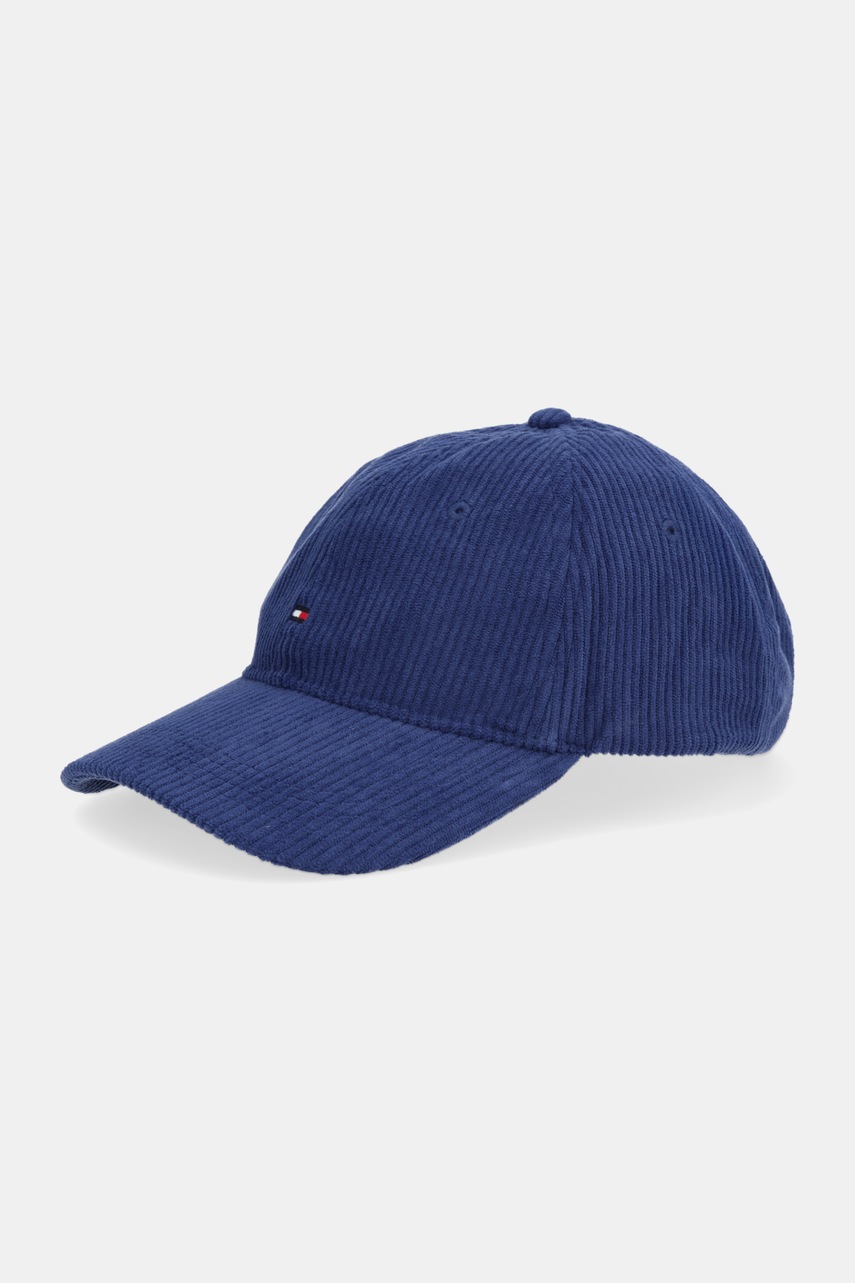 Levně Manšestrová kšiltovka Tommy Hilfiger tmavomodrá barva, AM0AM13583