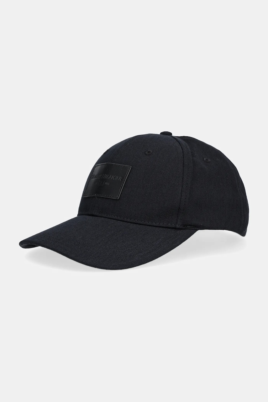 Levně Bavlněná baseballová čepice Tommy Hilfiger černá barva, AM0AM13585