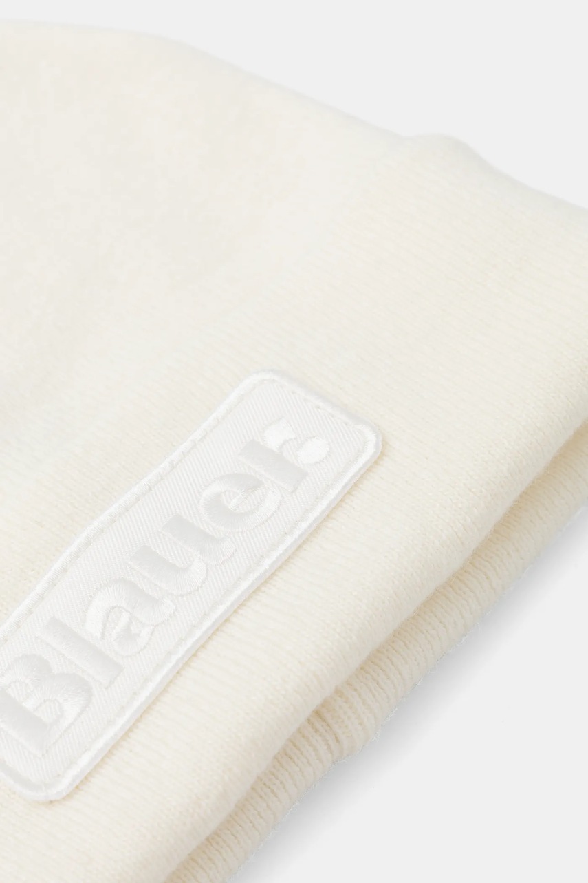 Шапка с шерстью Blauer CHESHIRE цвет бежевый  BLUA05299