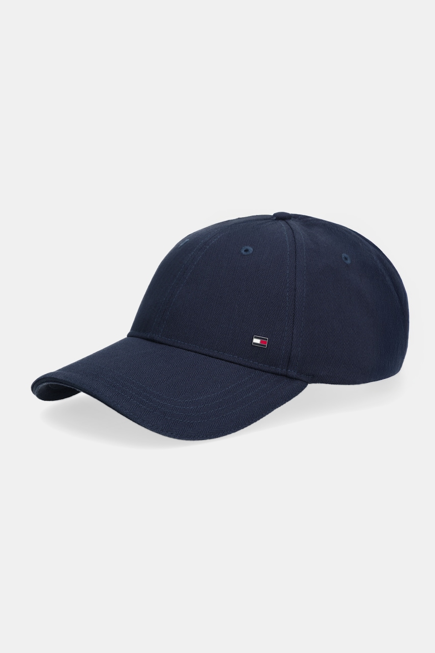 Levně Bavlněná baseballová čepice Tommy Hilfiger tmavomodrá barva, AM0AM13801