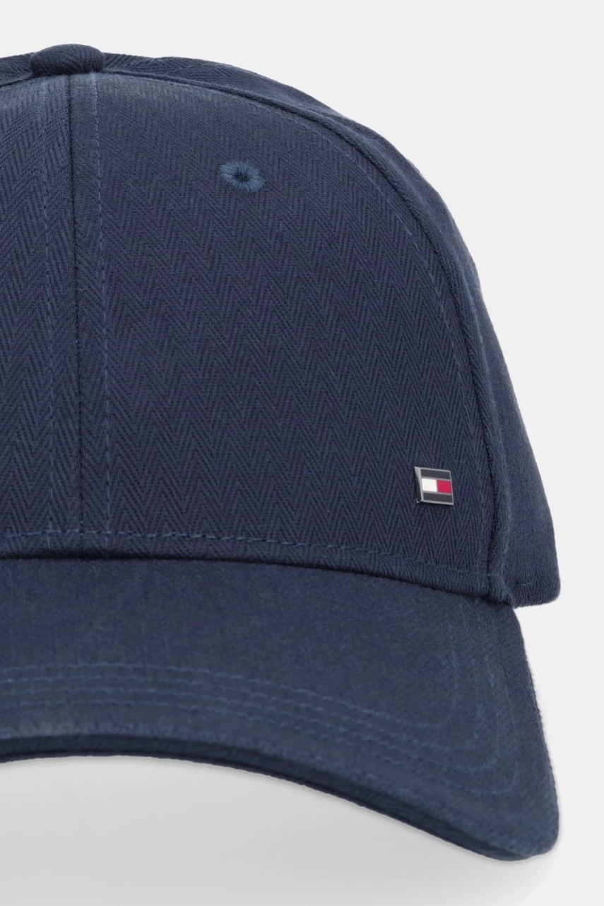Хлопковая кепка Tommy Hilfiger цвет синий AM0AM13801