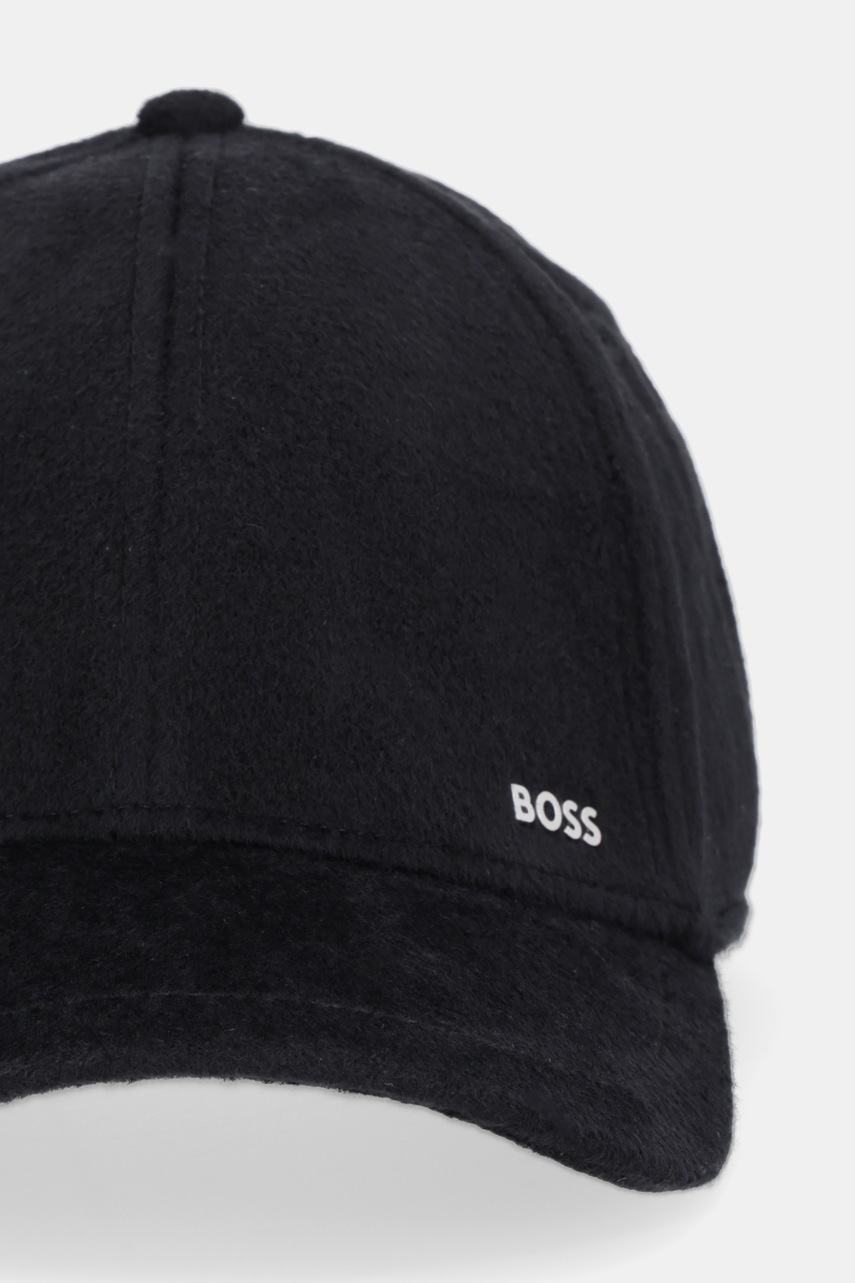 Кепка с добавлением шерсти BOSS цвет чёрный 50550616