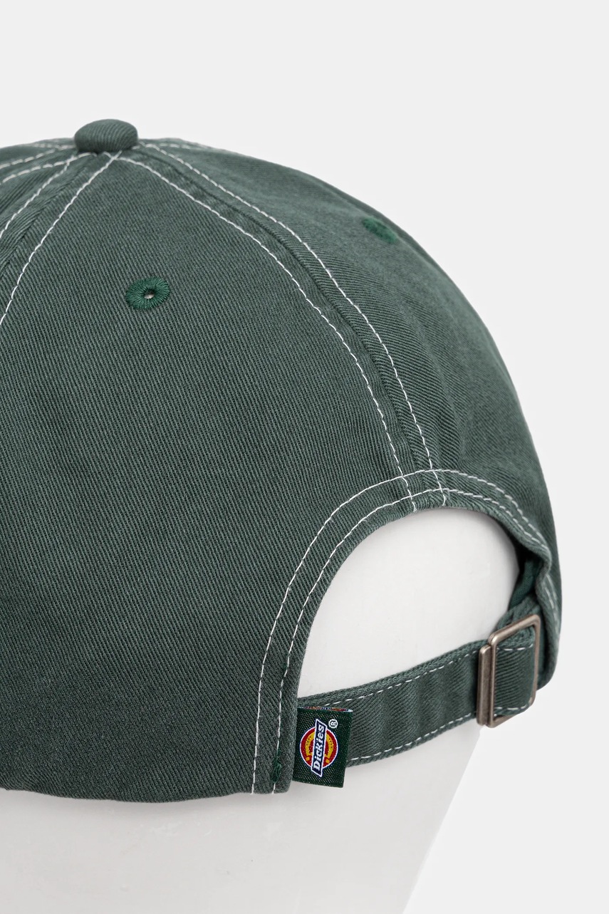 Хлопковая кепка Dickies цвет зелёный DK0A87N9