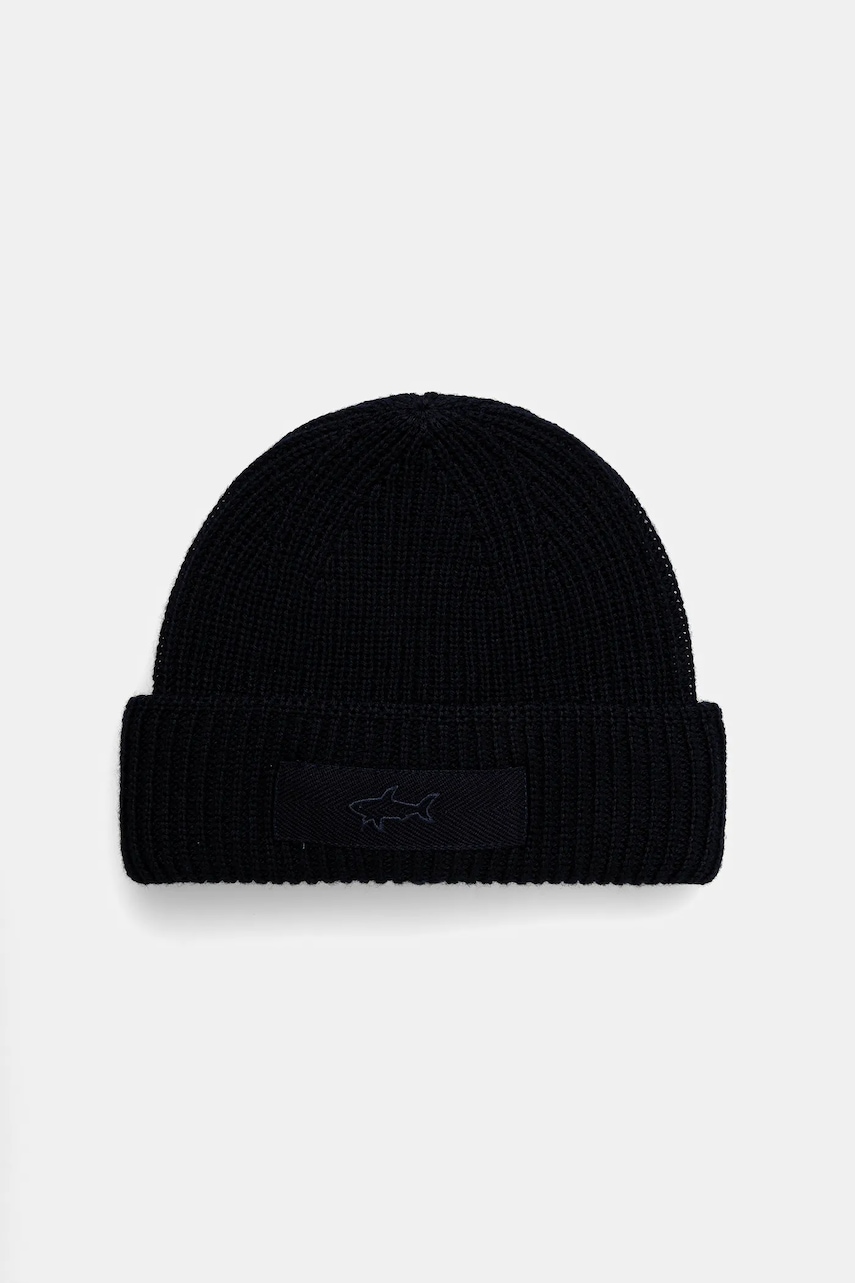 Paul&Shark căciulă de lână culoarea bleumarin, 15317155