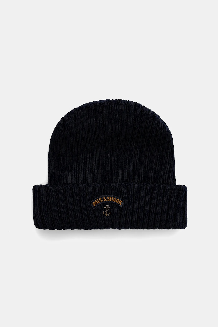 Paul&Shark căciulă de lână culoarea bleumarin, 99311030