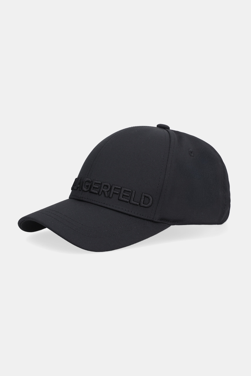 Karl Lagerfeld sapca culoarea negru, 552122.805612