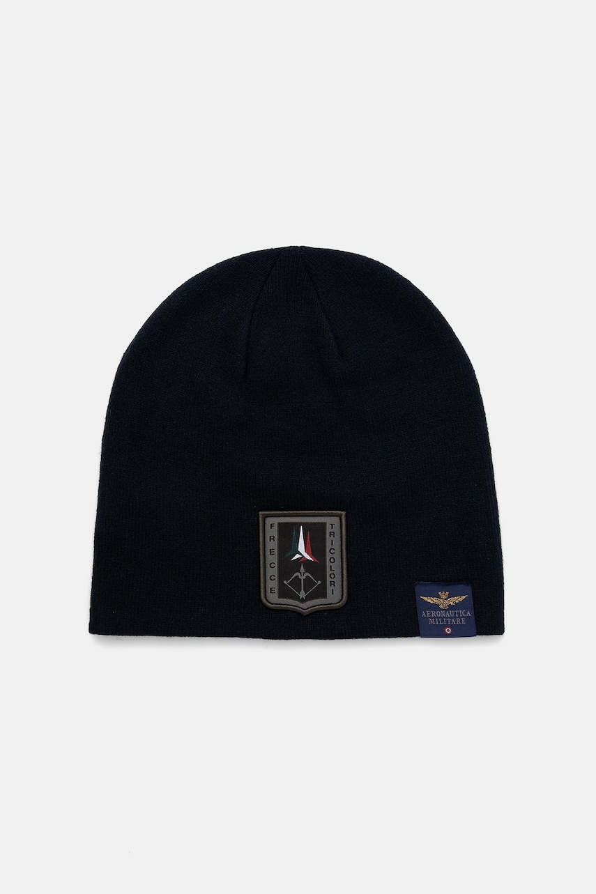 Levně Čepice Aeronautica Militare tmavomodrá barva, CU0036UL00450