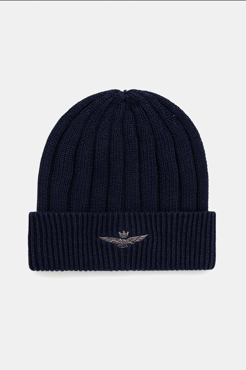 Aeronautica Militare căciulă din bumbac culoarea bleumarin, CU0063UL00485