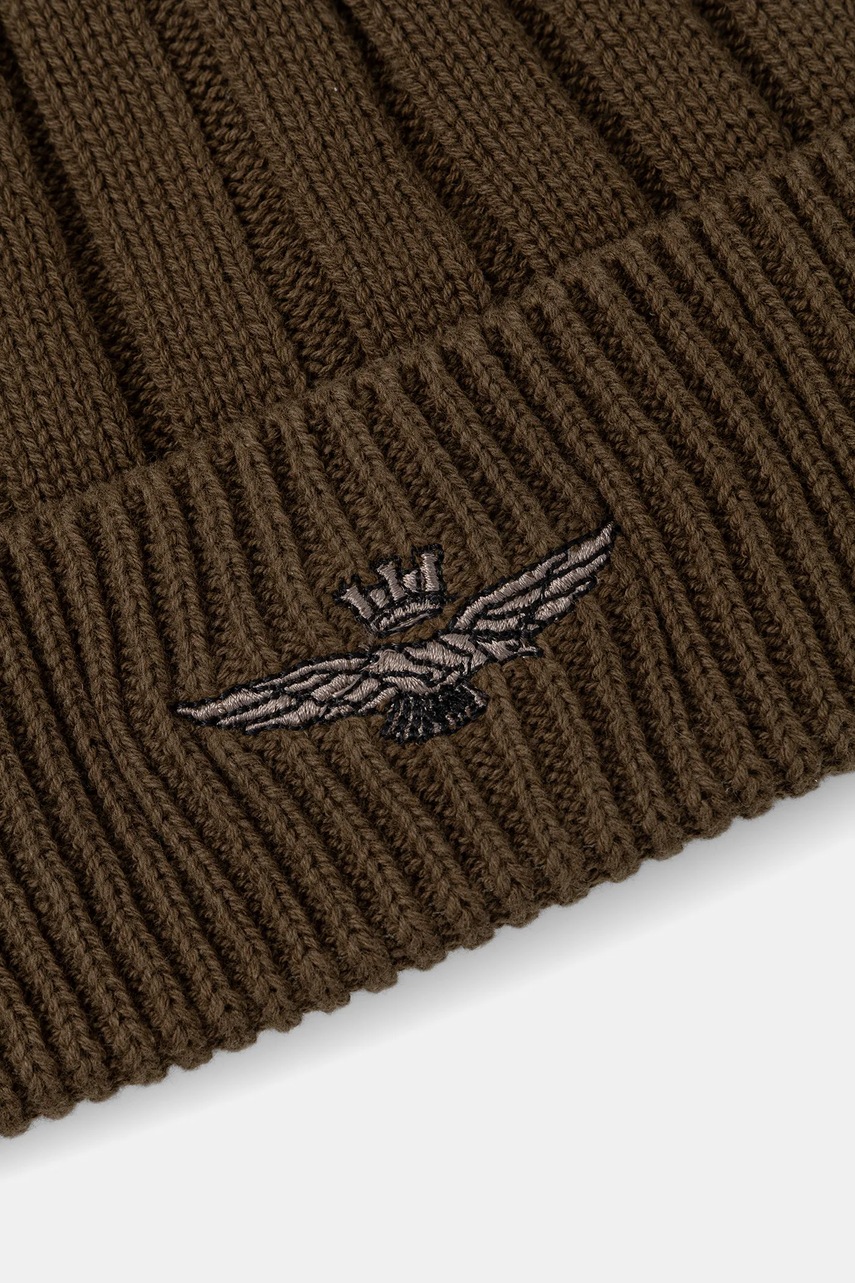 Хлопковая шапка Aeronautica Militare цвет зелёный CU0063UL00485 Хлопковая шапка Aeronautica Militare цвет зелёный CU0063UL00485