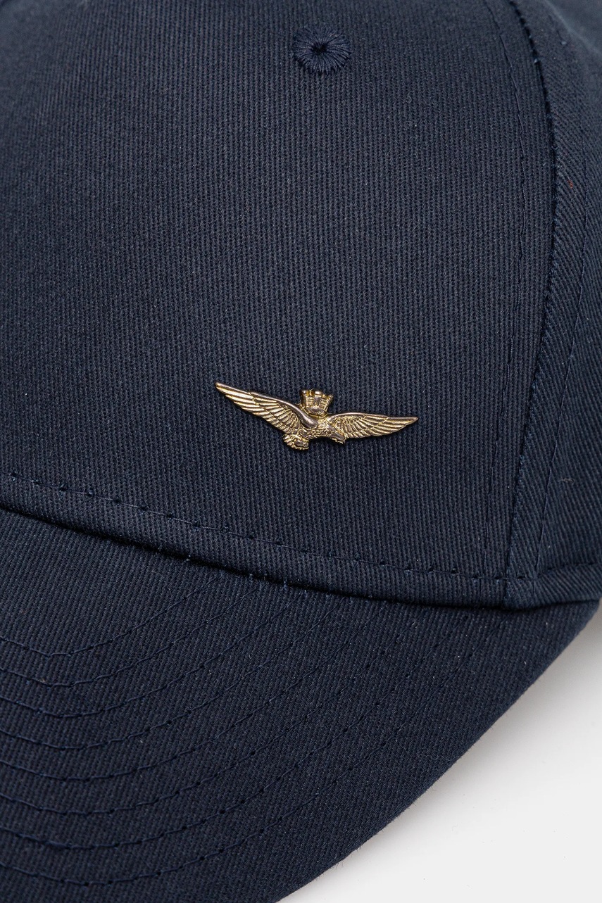 Хлопковая кепка Aeronautica Militare цвет синий HA1122UCT02848