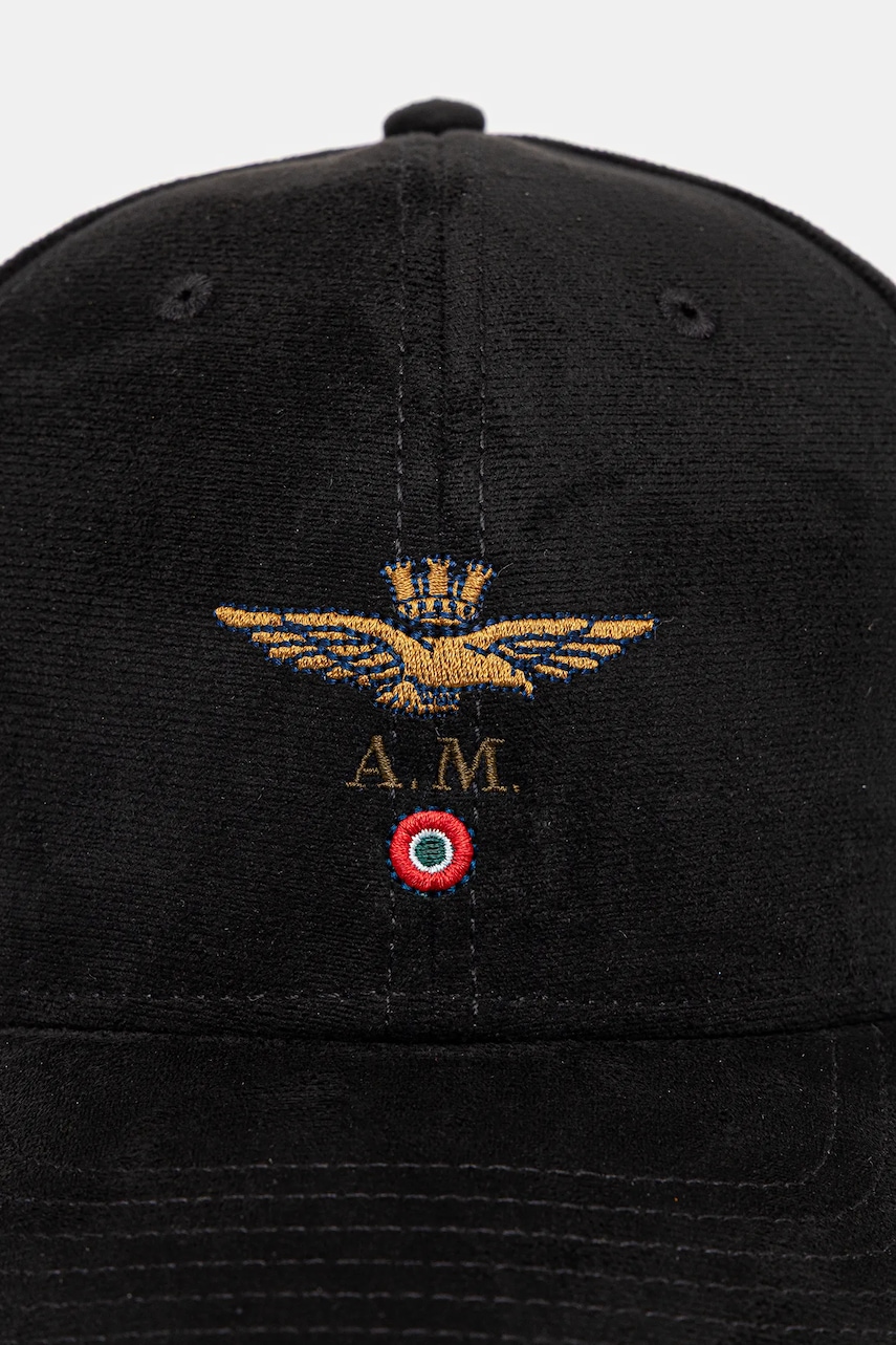 Кепка Aeronautica Militare цвет чёрный HA1229UCT04237 Кепка Aeronautica Militare цвет чёрный HA1229UCT04237