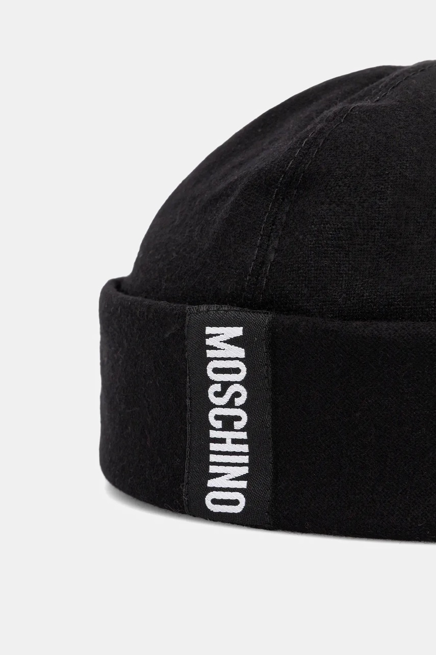 Шапка с шерстью Moschino цвет чёрный  M5864 60802