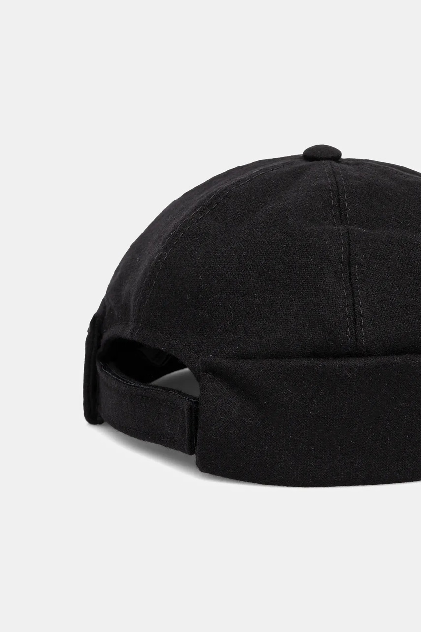 Μάλλινο σκουφί Moschino χρώμα: μαύρο, M5864 60802 φωτογραφία