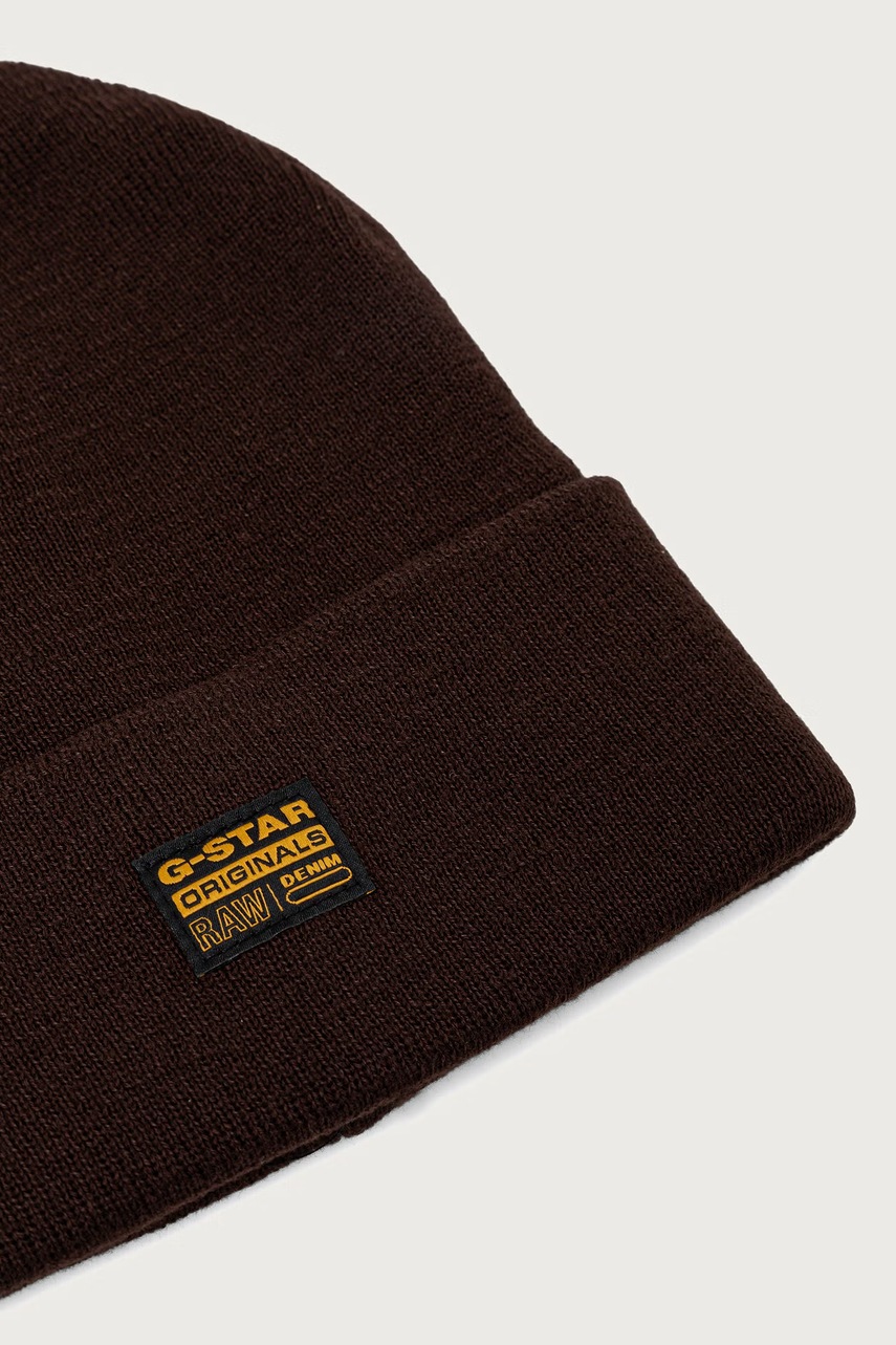 G-Star  шапка beanie мъжка от памучна материя Effo