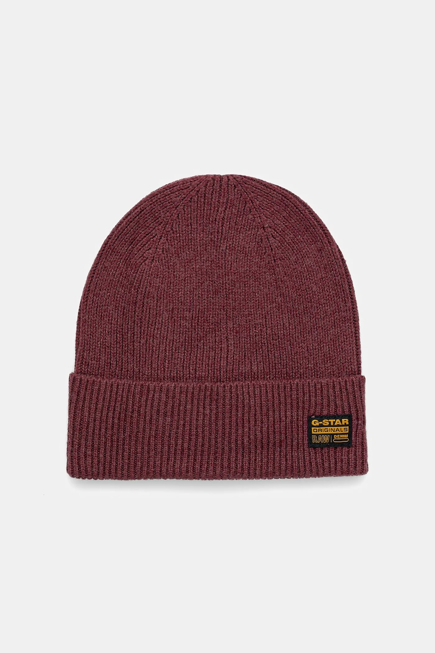 G-Star pălărie din amestec de lână culoarea roșu, D25511.D784