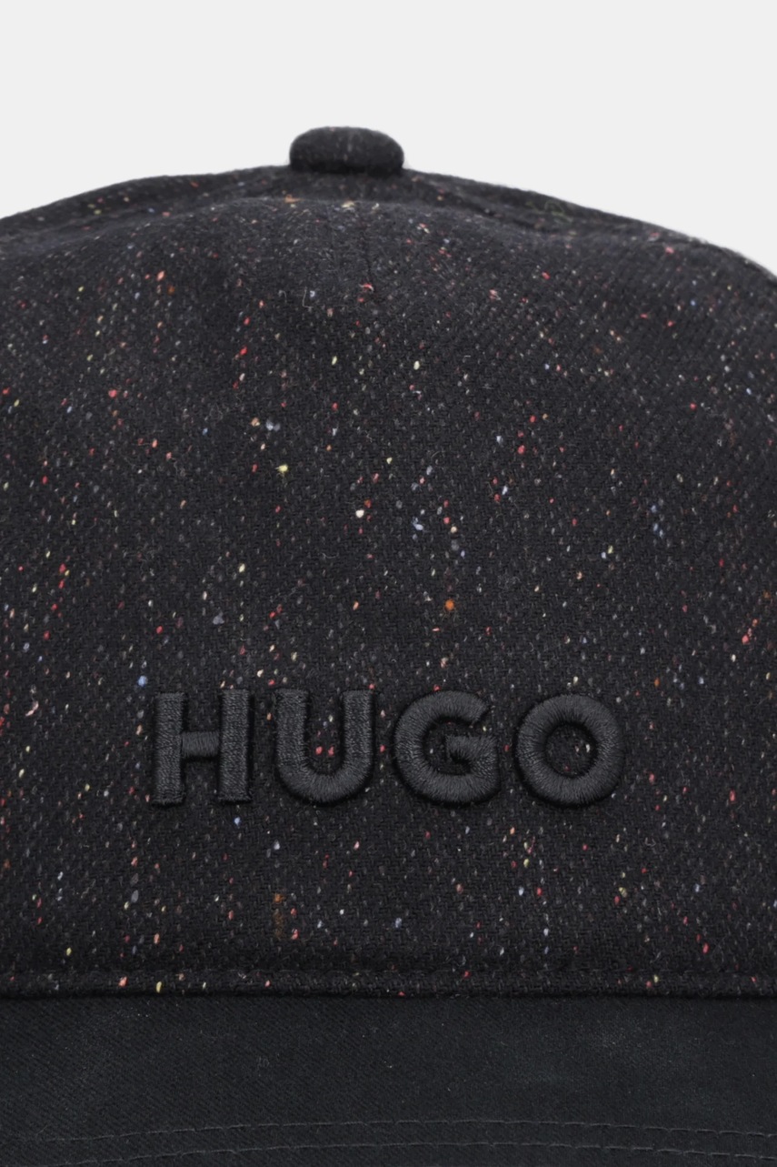 Кепка с добавлением шерсти HUGO цвет чёрный 50550627