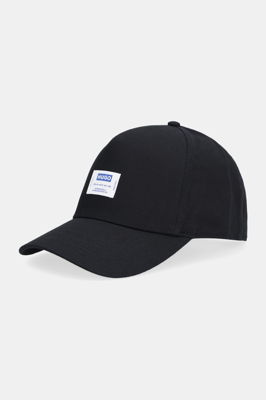 Hugo Blue sapca de baseball din bumbac culoarea negru, 50544433