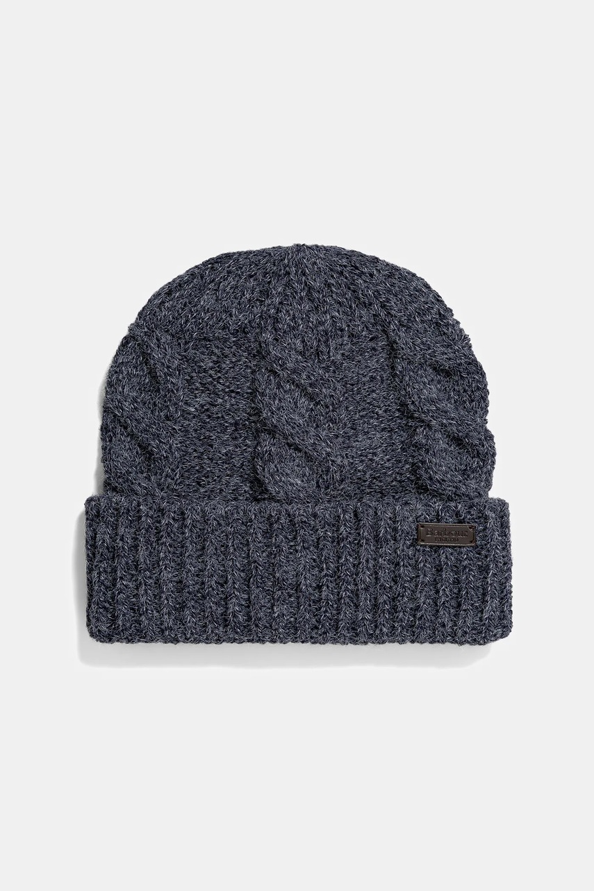 Шапка и шарф Barbour цвет синий MGS0096