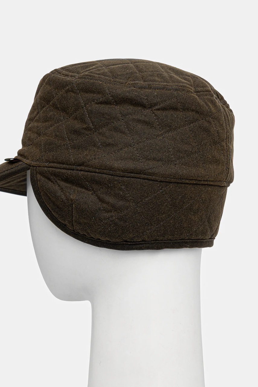 Βαμβακερό κασκέτο Barbour χρώμα: πράσινο, MHA0044 φωτογραφία