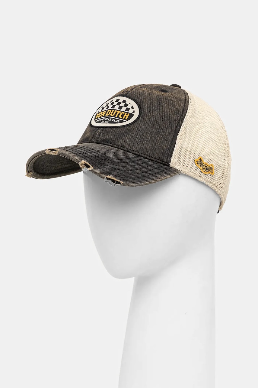 Von Dutch șapcă culoarea bej, VD.1.CB.MAC Von Dutch șapcă culoarea bej, VD.1.CB.MAC