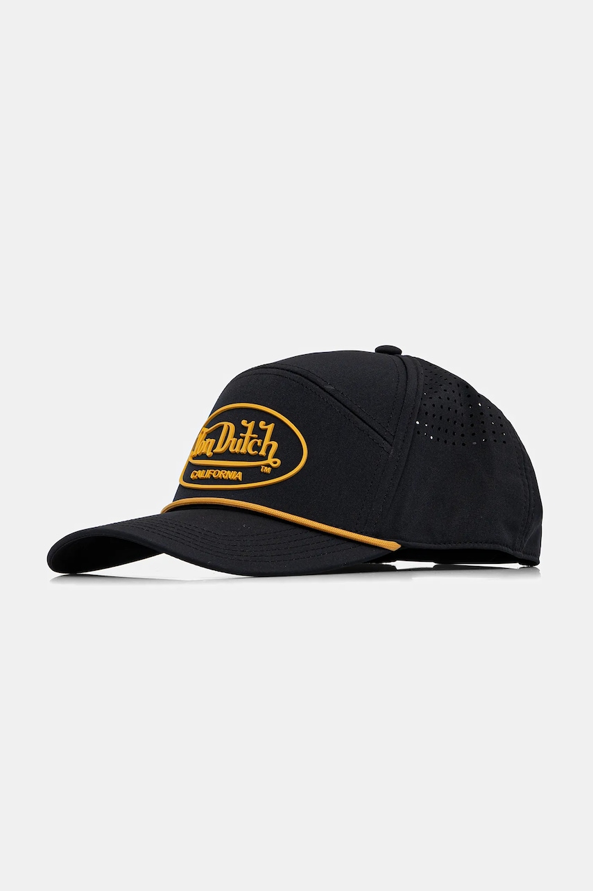 Von Dutch șapcă culoarea negru, VD.1.C6P.CORD Von Dutch șapcă culoarea negru, VD.1.C6P.CORD