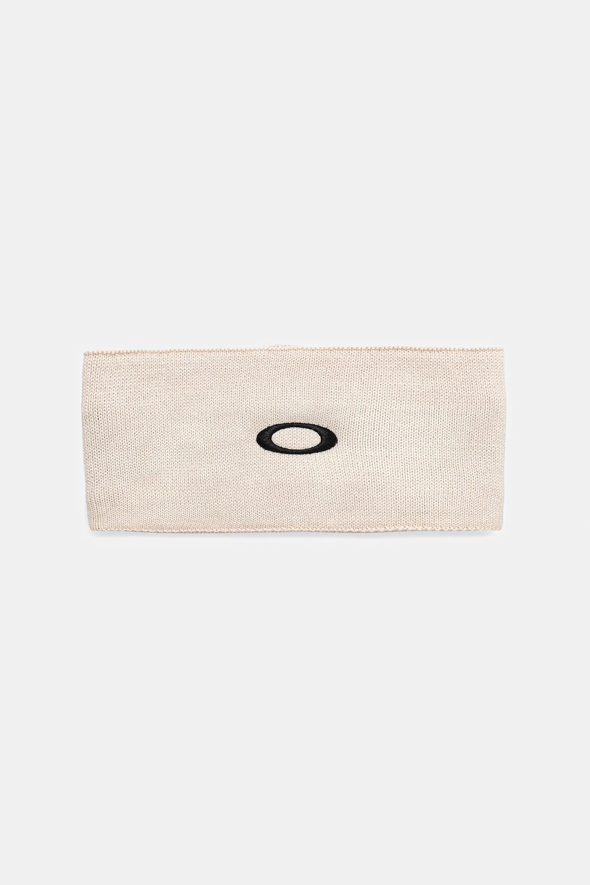 Oakley bentiță din amestec de lână NORDIC culoarea bej, FOS901288