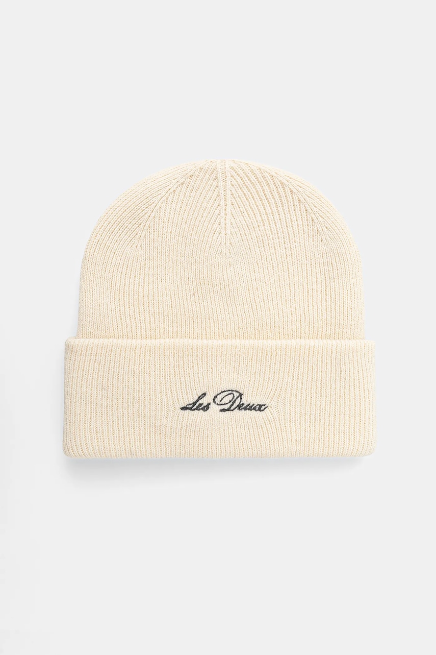 Les Deux căciulă de lână Wayne culoarea bej, 1000673