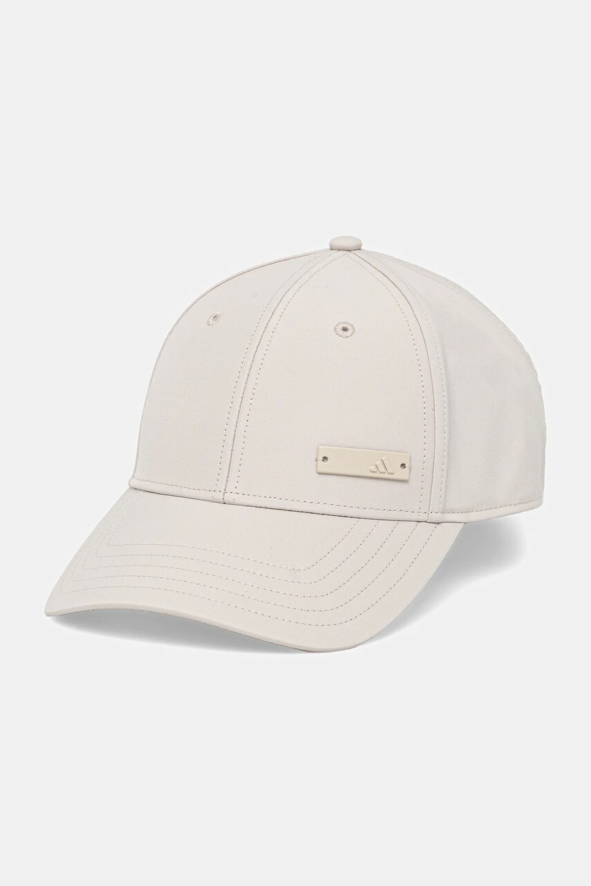 adidas șapcă BB CAP LT MET culoarea bej, uni, JF8487