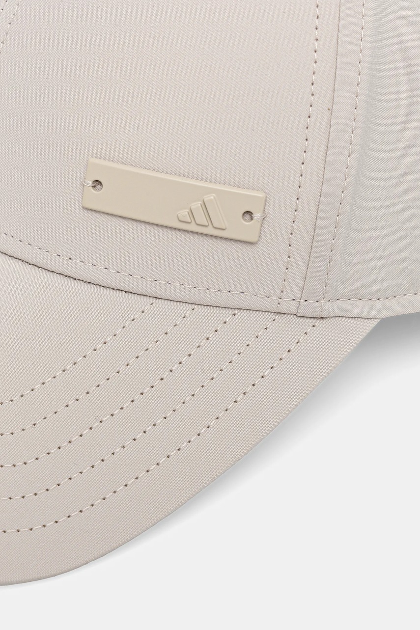 Кепка adidas BB CAP LT MET цвет бежевый однотонная JF8487 Кепка adidas BB CAP LT MET цвет бежевый однотонная JF8487
