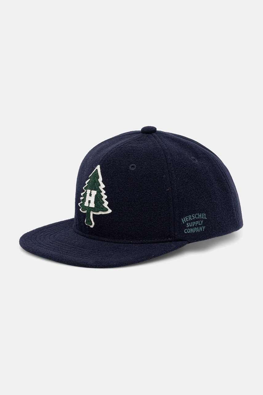 Levně Kšiltovka Herschel Vintage Ranger tmavomodrá barva, 50591-04394-OS